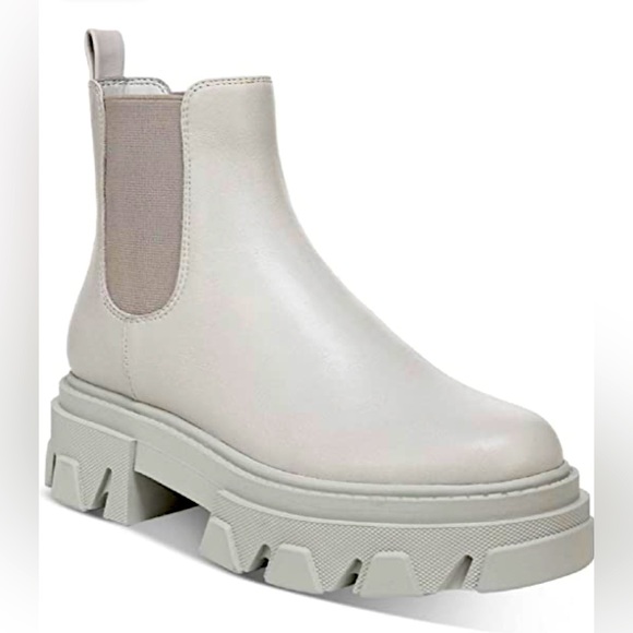 NEW!  Sam Edelman Daelyn Boots | Gray | Leather | Size 9.5 | Waterproof Slip-On - Picture 3 of 6